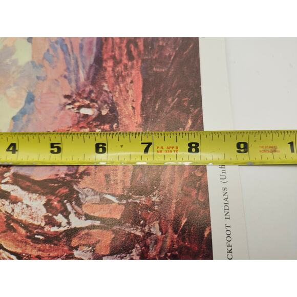 Print Blackfoot Indians Native American Riders Western Art Wall Decor 10x9 - Picture 4 of 10